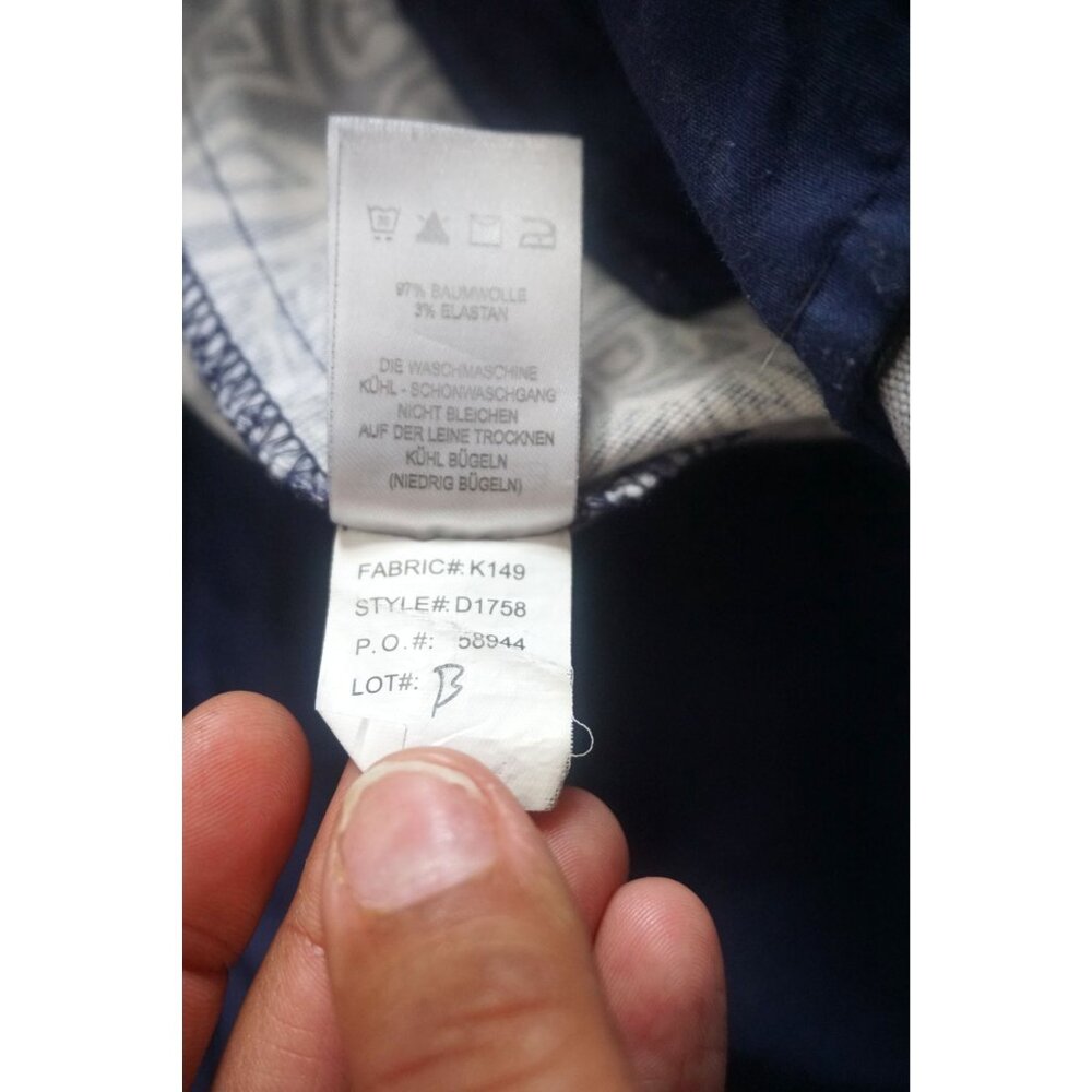 Willi Smith Women Blue Printed Shorts – Size 8 - Picture 5 of 7